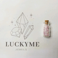 lucky me stone healing crystal Liontin Tas
