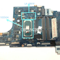 LA-J081P motherboard for dell inspiron 5593 laptop mainboard with i5-i7 i3 cpu 0PYKXN CN-0PYKXN working