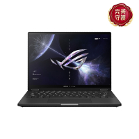 ASUS GV302XU 13.4吋2K可翻轉觸控電競筆電 (Ryzen 9 7940H/RTX4050 6G/8G*2/1TB SSD/闇夜黑/ROG Flow X13 西風之神)
