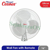 COSMOS Kipas Angin Dinding Plus Remote : 16WFCR