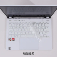 Silicone laptop Keyboard Cover Skin Protector for ASUS ROG Zephyrus G14 2022 GA402RK GA402RJ GA402 RK RJ 14 inch notebook