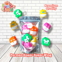 Permen Koper Super Wing Permen Keras Aneka Rasa Buah Permen Mainan Kualitas Premium