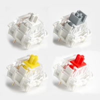 Gateron Switch 3/5Pins G Milky Yellow Red Sliver White Pro Switches Linear Lubed SMD RGB MX Switch for Mechanical Keyboard