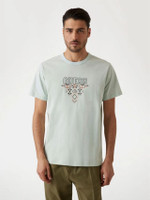 เสื้อยืดผู้ชาย M5GI11K8FQ4 - สีเขียว