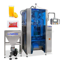 Landpack LDQM520 Fully Automatic 150 To 800ml Liquid Mineral Water And Juice Pouch Packaging Packing Machine