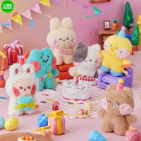 New Line Friends Minini Series Cute Mini Plush Dolls Kawaii Lenini Lonini Bedside Decorations Anime Decorative Doll Cartoon Gift