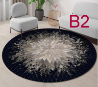 KARPET BULAT/ROUND CARPET/SHINNING CARPET/180X180CM karpetbilik