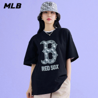 【MLB】短袖T恤 CUBE MONOGRAM系列 波士頓紅襪隊(3ATSM0333-43BKS)