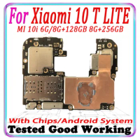 For Xiaomi MI 10 T Lite 10T LITE Motherboard Original 128GB 256GB For Xiaomi MI10T Lite Logic Board Unlocked Mainboard