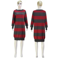 CosDaddy Nightmare Freddy Cosplay Krueger Costume Adult Women Shirt Suits Halloween Carnival Costume