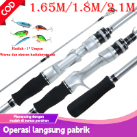 Joran Pancing Tongkat Pancing Joran Pancing ML Portabel 2 Bagian 1.65M 1.8M 2.1M Joran Pancing Beron