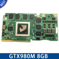 Brand NEW For ASUS G750J G750JY G750JYA GTX 980M GTX980M N16E-GX-A1 DDR5 8GB VGA Video Graphics Card 3D Test 100%