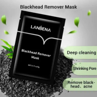 1PCS/10PCS LANBENA Blackhead Nose Mask Black Head Remover Face Masks Acne Treatment Peel Off From Dots Deep Cleansing Skin Care