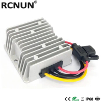 RCNUN 12V to 19V 6A Boost DC DC Converter 12 Volt Step-up to 19 Volt 114W Car Laptop Power Supply wi