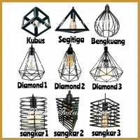 lampu gantung minimalis modern industrial