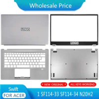 New For Acer Swift 1 SF114-33 SF114-34 N20H2 Laptop LCD Back Cover Front Bezel Upper Palmrest Bottom Base Case Keyboard Hinges