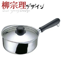 日本製 日本知名品牌 柳宗理 不鏽鋼 亮面 18cm 片手鍋