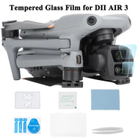 For DJI AIR 3 Drone Camera LensTempered Glass Film Lens Screen Protector Protective Film Cover Accessories for DJI air 3