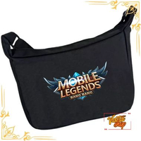 Tas Selempang pria mlbb anak dan dewasa ngaji sekolah bahan kanvas logo game evos onix mobile legend