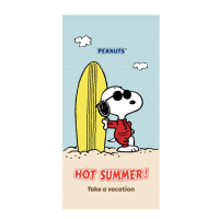 【SNOOPY 史努比】任選-台灣製-史努比Snoopy超細纖維大浴巾_單條(贈戶外旅行收納袋)