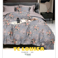 Kain Sprei Meteran Kain Tencel 60s Motif TC Louisa