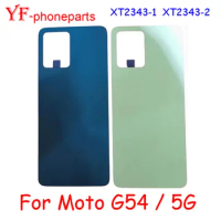 NEW AAAA Quality 6.5"Inch For Motorola Moto G54 5G XT2343-1 XT2343-2 Back Battery Cover Housing Case Repair Parts