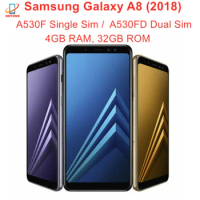 Samsung Galaxy A8 2018 A530F A530FD RAM 4GB ROM 32GB Octa Core 5.6" Exynos NFC Fingerprint Original