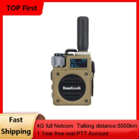 G6 Walkie Talkie UHF Handheld Transceiver 5000KM 10W Wearable Two Way Radio With 1 Year Free Real PT