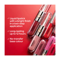 【KIKO MILANO】恆彩雙頭唇釉128暮色紅楓6ml(唇釉/唇膏/唇彩/唇蜜/潤唇膏/護唇膏/眼唇卸妝/BB霜/妝前乳)