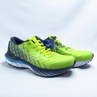 Mizuno J1GC231351 WAVE INSPIRE 19 SSW 男慢跑鞋 黃灰藍【iSport愛運動】