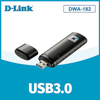 D-Link 友訊 DWA-182 AC1300 MU-MIMO 雙頻USB 3.0 無線網路卡