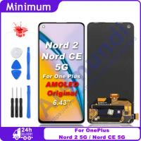 6.43'' Original For OnePlus Nord 2 5G DN2101 DN2103 LCD Display Touch Screen Digitizer For OnePlus Nord CE 5G EB2101 EB2103