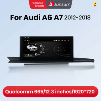 Junsun 1920*720P Android 11 Wireless CarPlay Car Radio Multimedia For Audi A6 A6L A7 2012-2019 Andorid Auto GPS 4G Player Audio