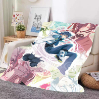 ผ้าห่ม D-DRAMAtical M-Murder, การออกแบบเกมอะนิเมะ, น้ำหนักเบา, เหมาะสำหรับหอพัก, งีบหลับ, ห้องนั่งเล