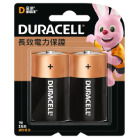 【金頂DURACELL金霸王】1號D 吊卡4入裝 鹼性電池(1.5V 長效電力保證)