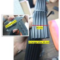 Karet Lis tangga 46 mm - untuk trolly, tangga, bumper, troley