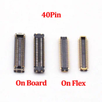 5Pcs New LCD Screen Display FPC Flex Plug Connector For Huawei Mate20 X Mate 20 20X P30 Pro P30Pro Honor V10 10 30 Board 40Pin