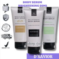 [UKURAN 50ML] D’SAVIOR BRIGHTENING BODY SERUM LOTION PEMUTIH DARK SPOT SOLUTION D’SAVIOR