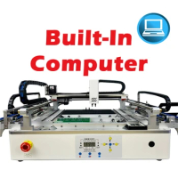 Q2S SMT Pick and Place Machine Desktop Automatic Dual 6 Heads with Full Vision 110V 220V 54 Bits for LED SMD PCB Assembly