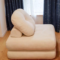 懶人沙發  北歐客廳無扶手沙發可拆洗羽絨懶人床豆腐方塊組合沙發