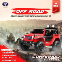 VOLTA 5088 COMMANDO JEEP MOBIL AKI - MERAH