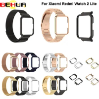 BEHUA Metal Connector Frame Bumper Cover For Redmi Watch 2 Lite Protective Case For Mi Watch Lite 2 Smart Headers Accessories