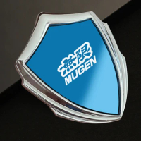 car stickers 3D metal accsesories auto accessory for Honda mugen power Accord Civic vezel Crv City Jazz Hrv