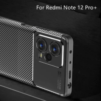 For Xiaomi Redmi Note 12 Pro Plus Case Rubber Silicone Luxuy Fundas Soft TPU Phone Capa For Redmi Note 12 Pro Plus Cover Case