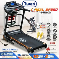 TWEN T680MA Treadmill Elektrik Treadmill Listrik Treadmill Multifungsi Treadmill Murah Treadmil
