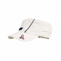 【LE COQ SPORTIF 公雞】高爾夫系列 男款白色防水高透氣百搭高爾夫球帽 QGT0J102