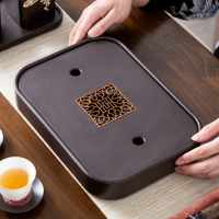 晟窯簡約小型茶盤家用簡易茶臺一人用電木儲水式茶海茶具套裝干泡
