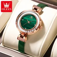OLEVS 5540 Quartz Fashion Watch Gift Stainless Steel Watchband Round-dial