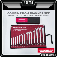 [CR-V Chromium-vanadium] Set Spanar Hercules 14pcs / Sepana dari 8-24mm / Set Spanar Hercules - Tuga