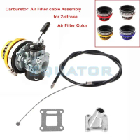 Kumpulan Basikal Poket Mini, ATV 49cc, Menampilkan Karburetor 19mm, Pemasangan Kabel Penapis Udara 5